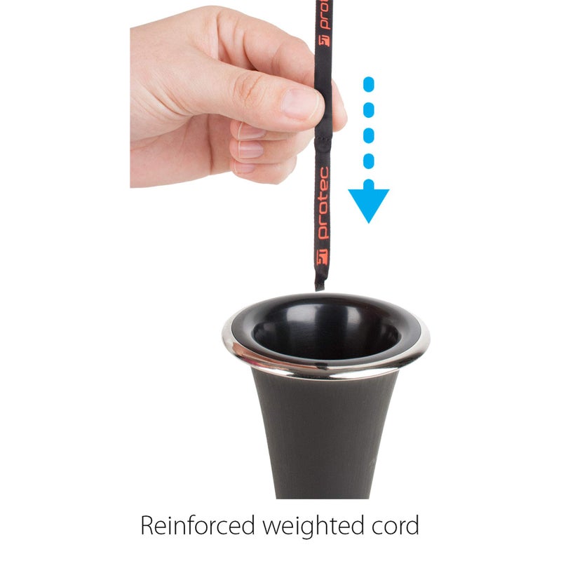 Protec 3-In-1 Clarinet Swab (Eb), Cleans Body, Barrel, & Mouthpiece (A126) - Image 4